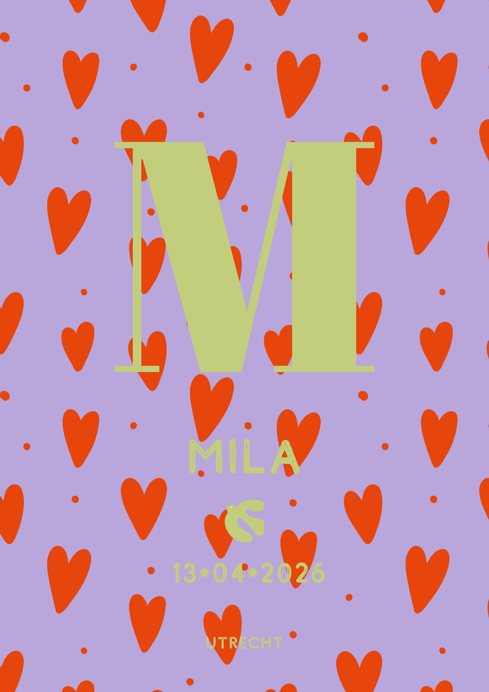 Naamposter Mila