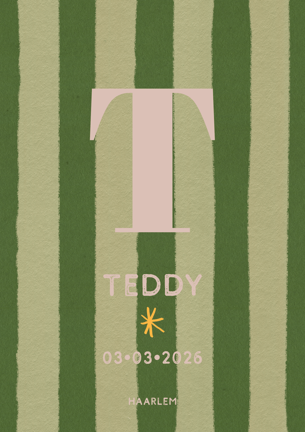 Naamposter Teddy