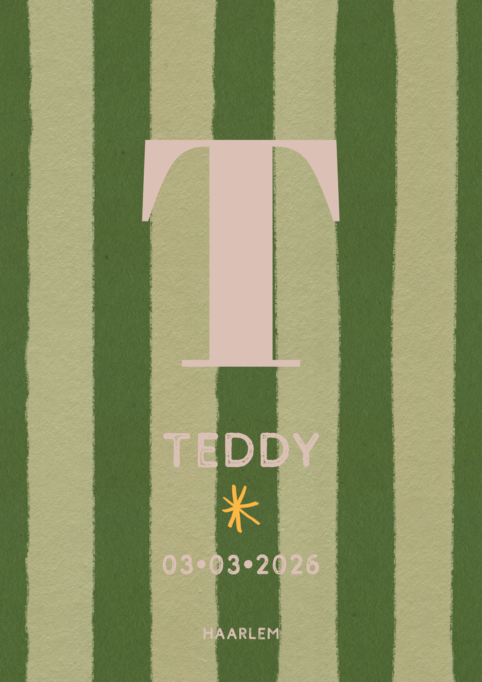 Naamposter Teddy