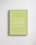 Poster all of me loves all of you