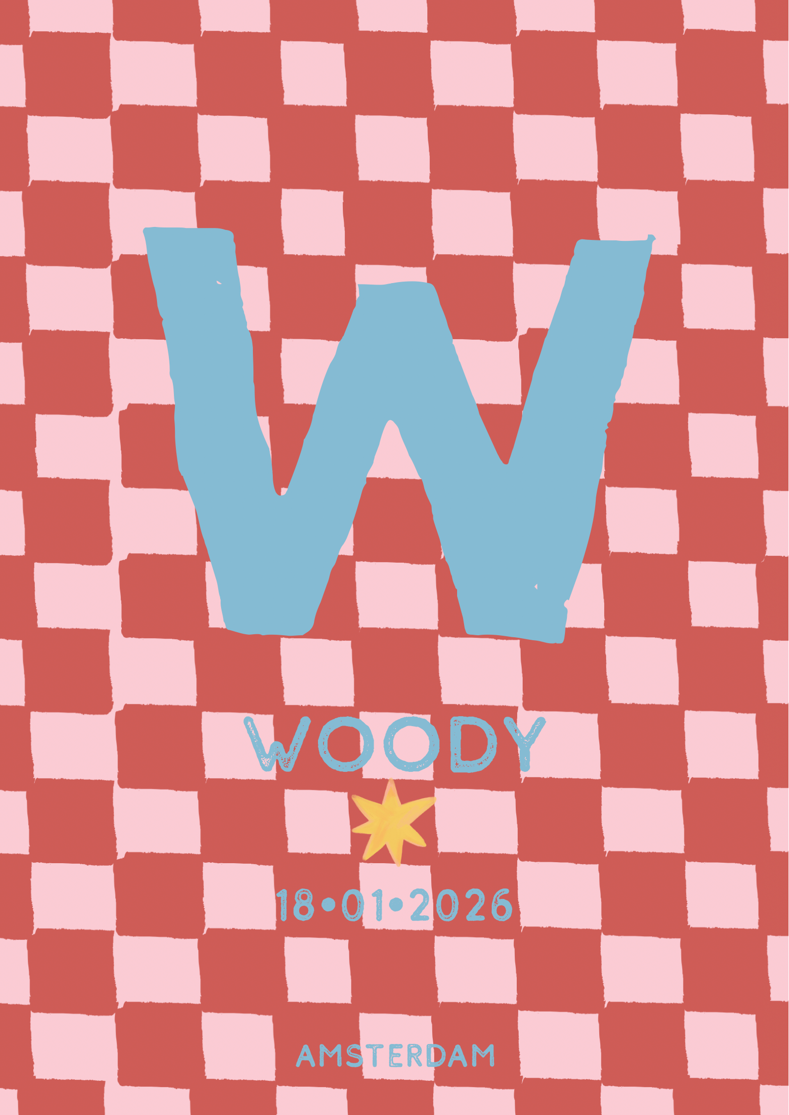 Naamposter Woody